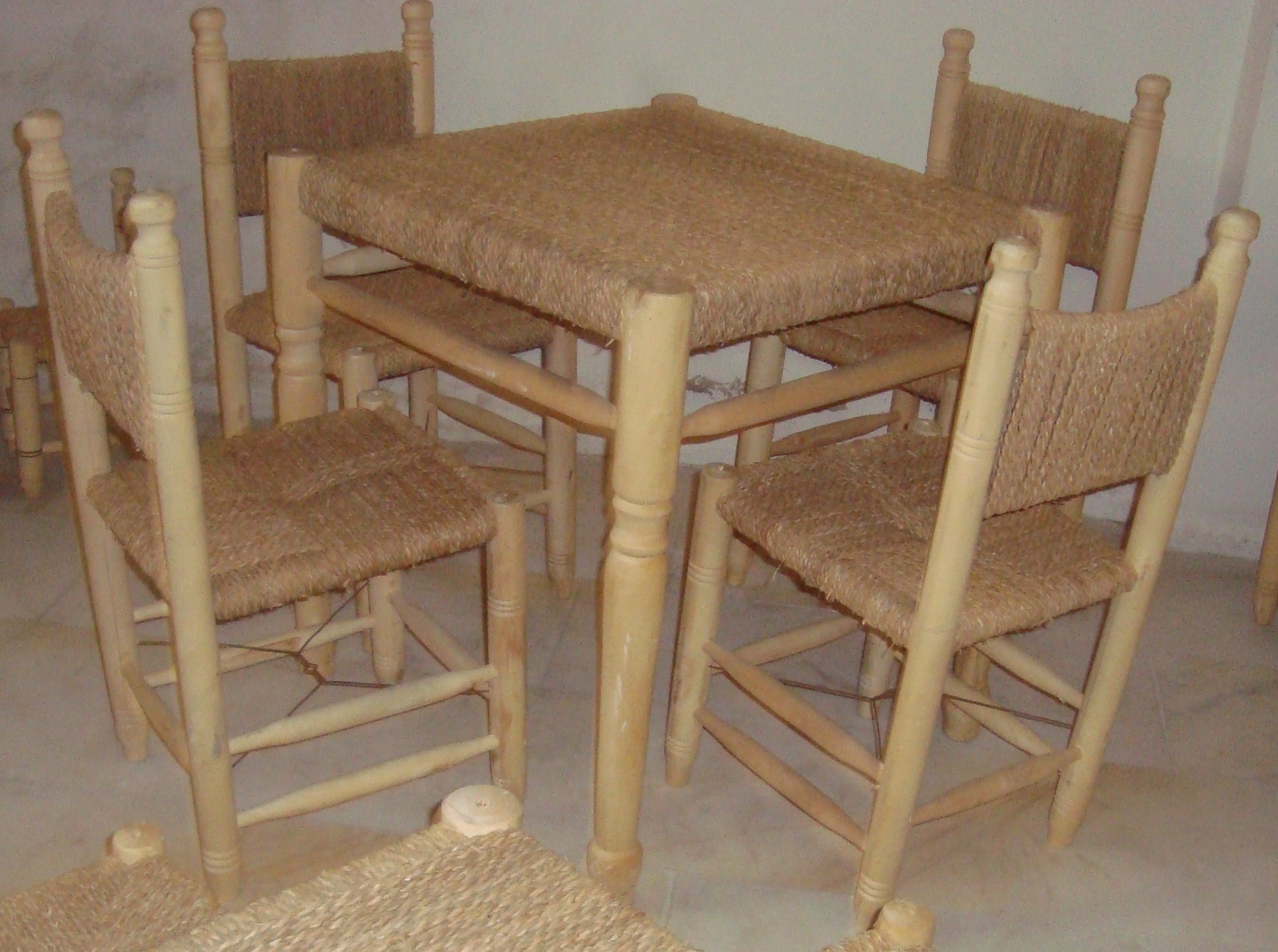 Hasır Masa Sandalyeler